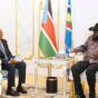 President Salva Kiir receives Djibouti's Foreign Minister Mahamoud Youssouf on September 20, 2024