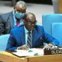 Al-Harith Idriss Al-Harith Mohamed, Permanent Representative of the Republic of Sudan, addresses the Security Council meeting on March 7, 2024 (UN photo)