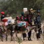 Sudanese refugees who fled the violence in Darfur, in Goungour, Chad, on May 8, 2023. Reuters photo