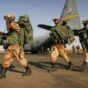 Rwandan peacekeepers arrive in Darfur to join the African Union Mission in Sudan (AMIS) on Oct. 30, 2004.