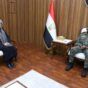 Head of the Sovereign Council Abde Fattah al-Burhan meets EU envoy to the Horn of Africa V on December 1, 2024