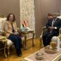 Colombian Ambassador to Cairo, Anne Melania de Gaviria, meets with Sudanese Ambassador Emad El-Din Mustafa Adawi to offer an apology for Colombian mercenaries fighting with the RSF on Dec 1, 2024