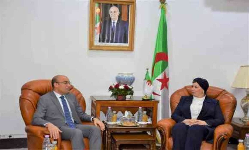 Chaib rencontre la ministre de la Solidarité nationale, de la Famille et de la Condition de la femme