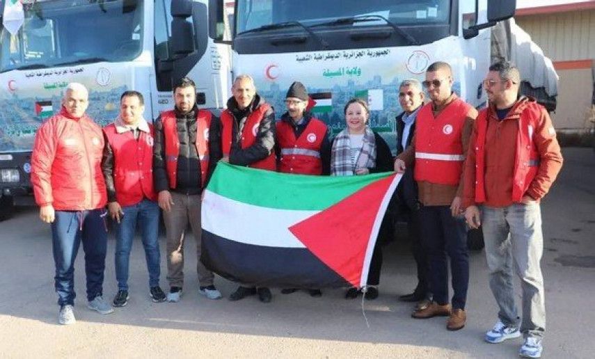 M’sila : collecte de 360 tonnes d'aides humanitaires pour les Palestiniens de Ghaza